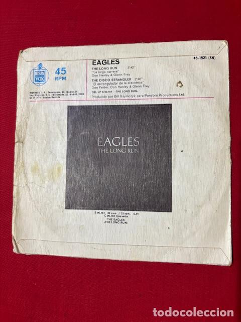 Discos de vinilo: EAGLES - THE LONG RUN - SINGLE - Foto 3