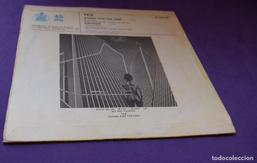 Discos de vinilo: Yes &ndash; Going For The One SINGLE 1977 - Foto 2