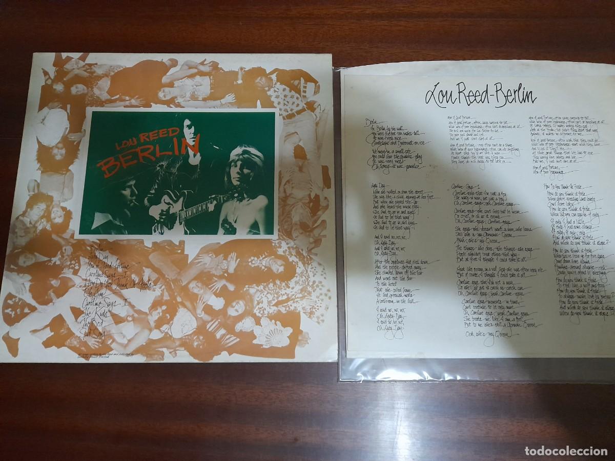 Discos de vinilo: LOU REED BERLIN (PRIMERA EDICI&Oacute;N UK) - Foto 2