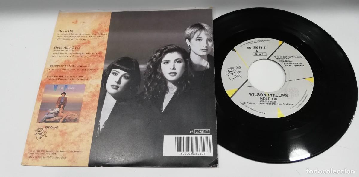 Discos de vinilo: SCO104-Wilson Phillips - Hold On (7&rdquo;, Single, Pap) - Foto 2