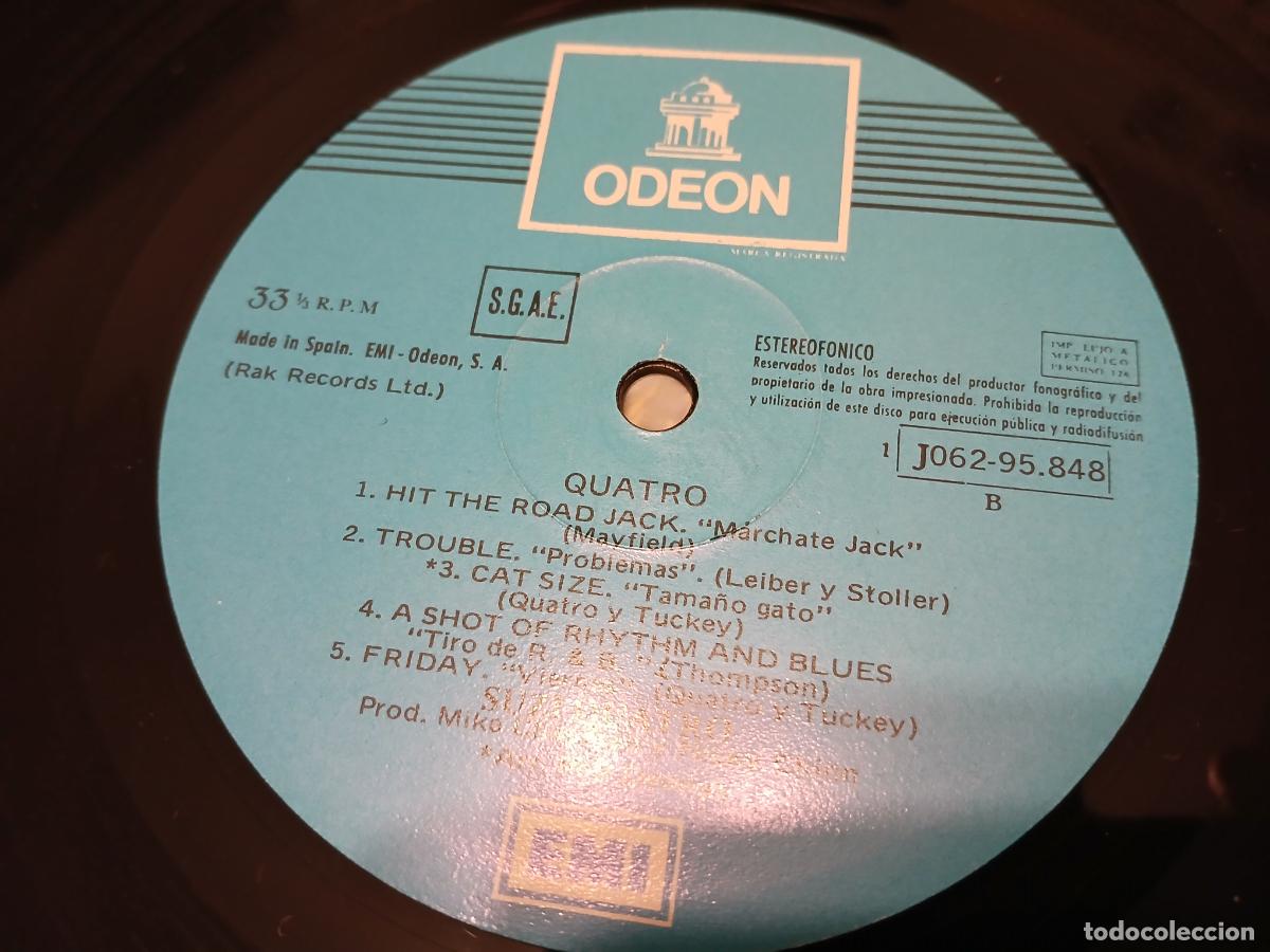 Discos de vinilo: SUZI QUATRO -QUATRO- (1974) LP DISCO VINILO - Foto 2