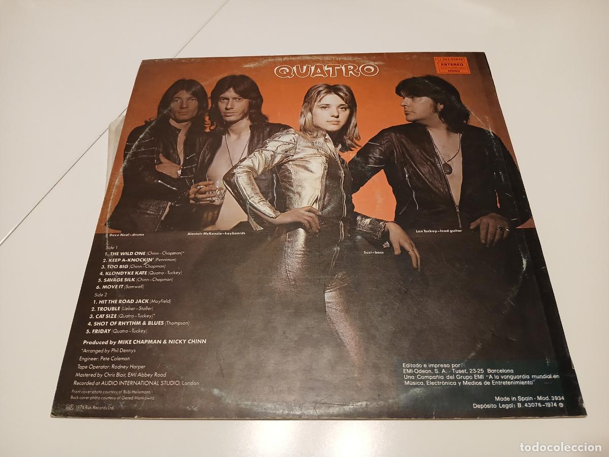 Discos de vinilo: SUZI QUATRO -QUATRO- (1974) LP DISCO VINILO - Foto 7