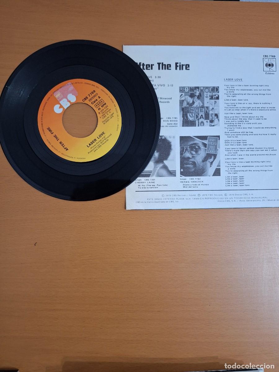 Discos de vinilo: After The Fire &lrm;&ndash; Laser Love 7 single CBS &lrm;&ndash; 7769 - Foto 2