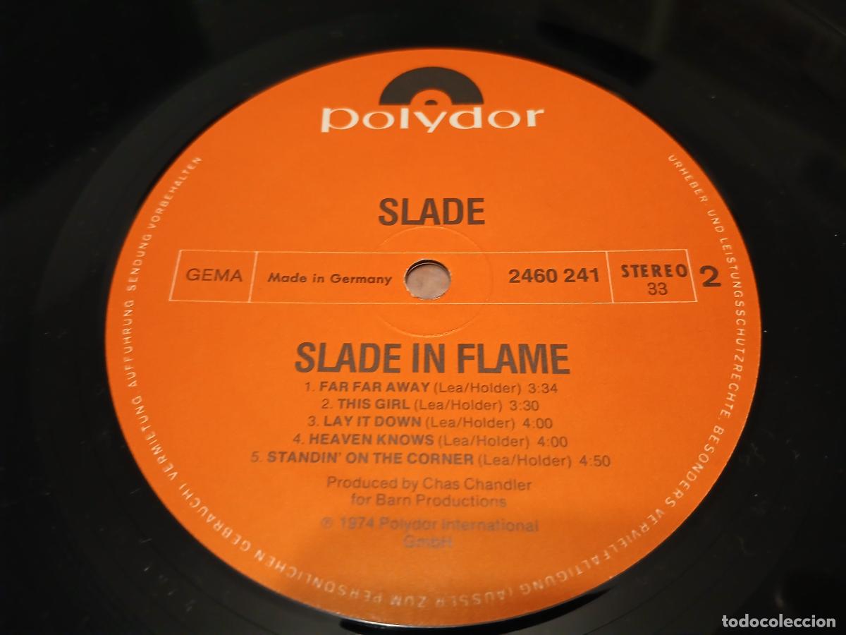 Discos de vinilo: SLADE -SLADE IN FLAME- (1974) LP DISCO VINILO - Foto 2