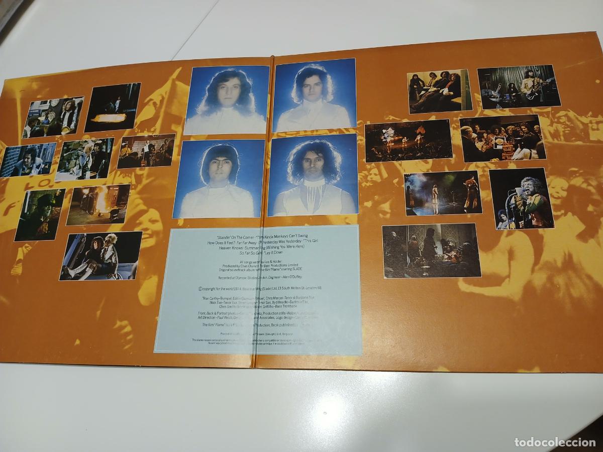 Discos de vinilo: SLADE -SLADE IN FLAME- (1974) LP DISCO VINILO - Foto 8