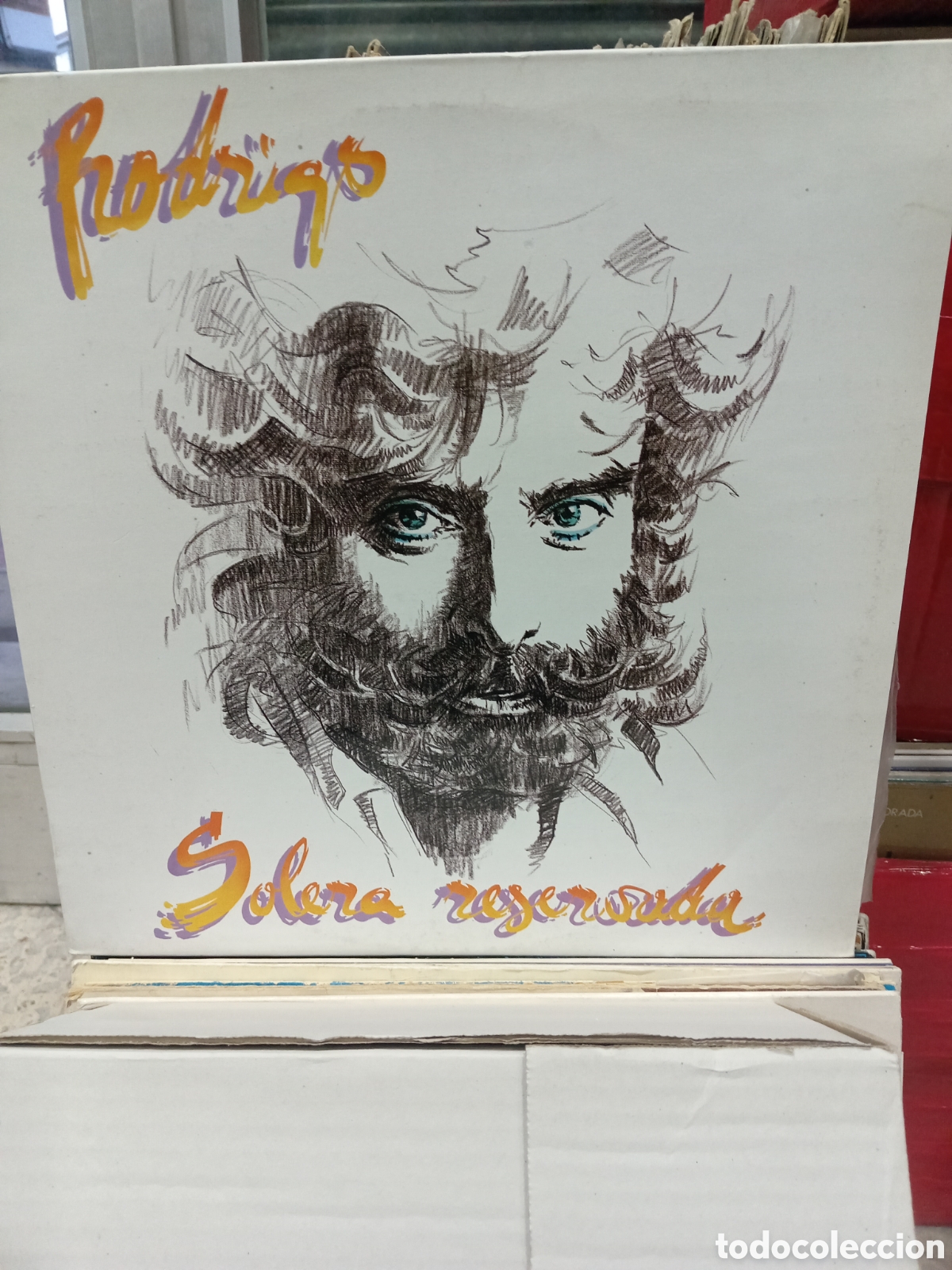 Discos de vinilo: LP RODRIGO SOLERA RESERVADA 1987 INSERT - Foto 1