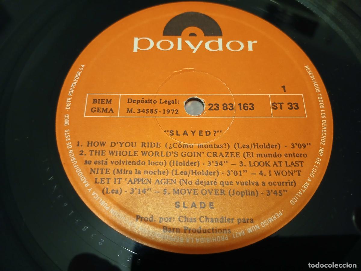 Discos de vinilo: SLADE -SLAYED?- (1973) LP DISCO VINILO - Foto 3
