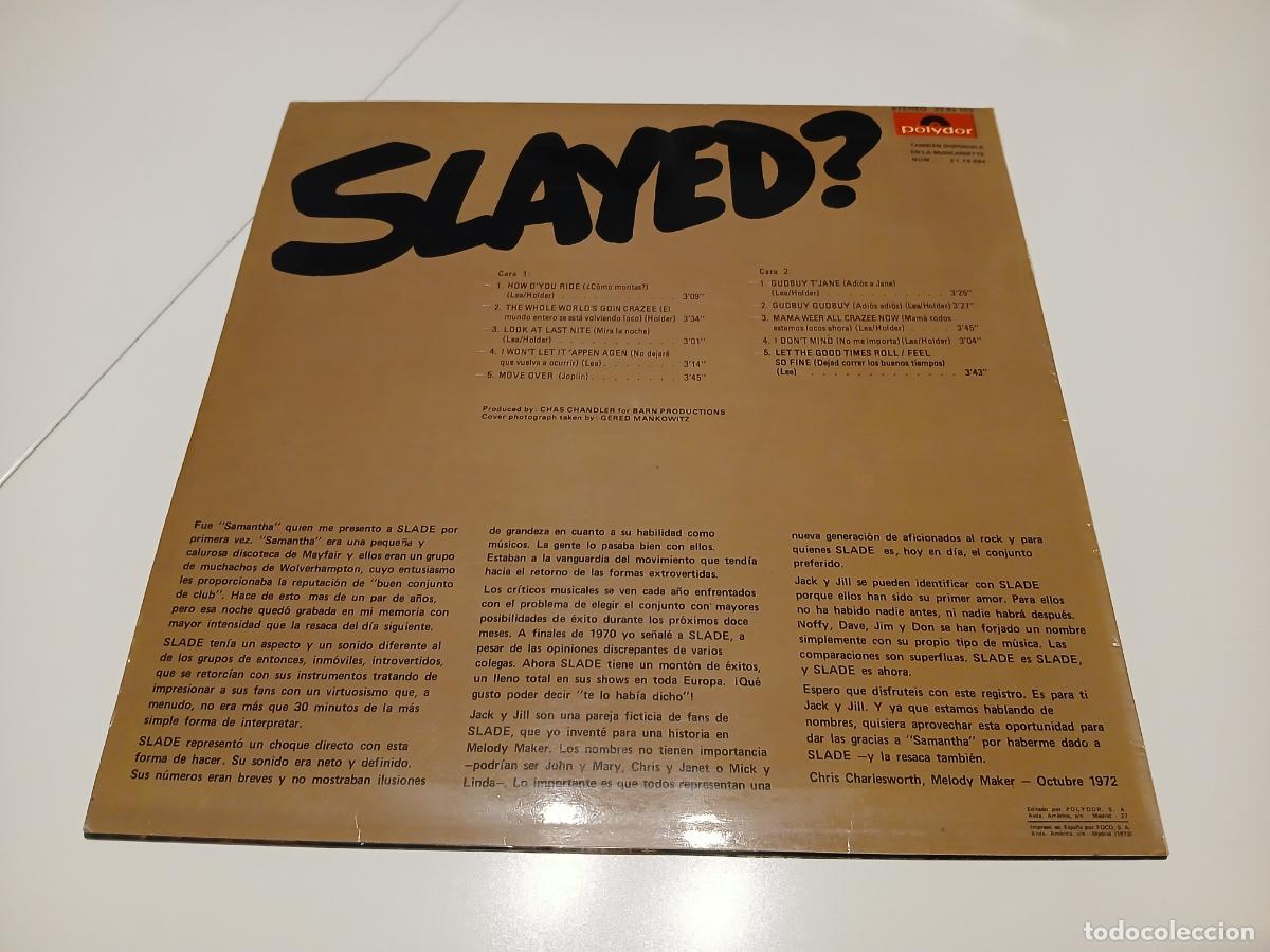Discos de vinilo: SLADE -SLAYED?- (1973) LP DISCO VINILO - Foto 7