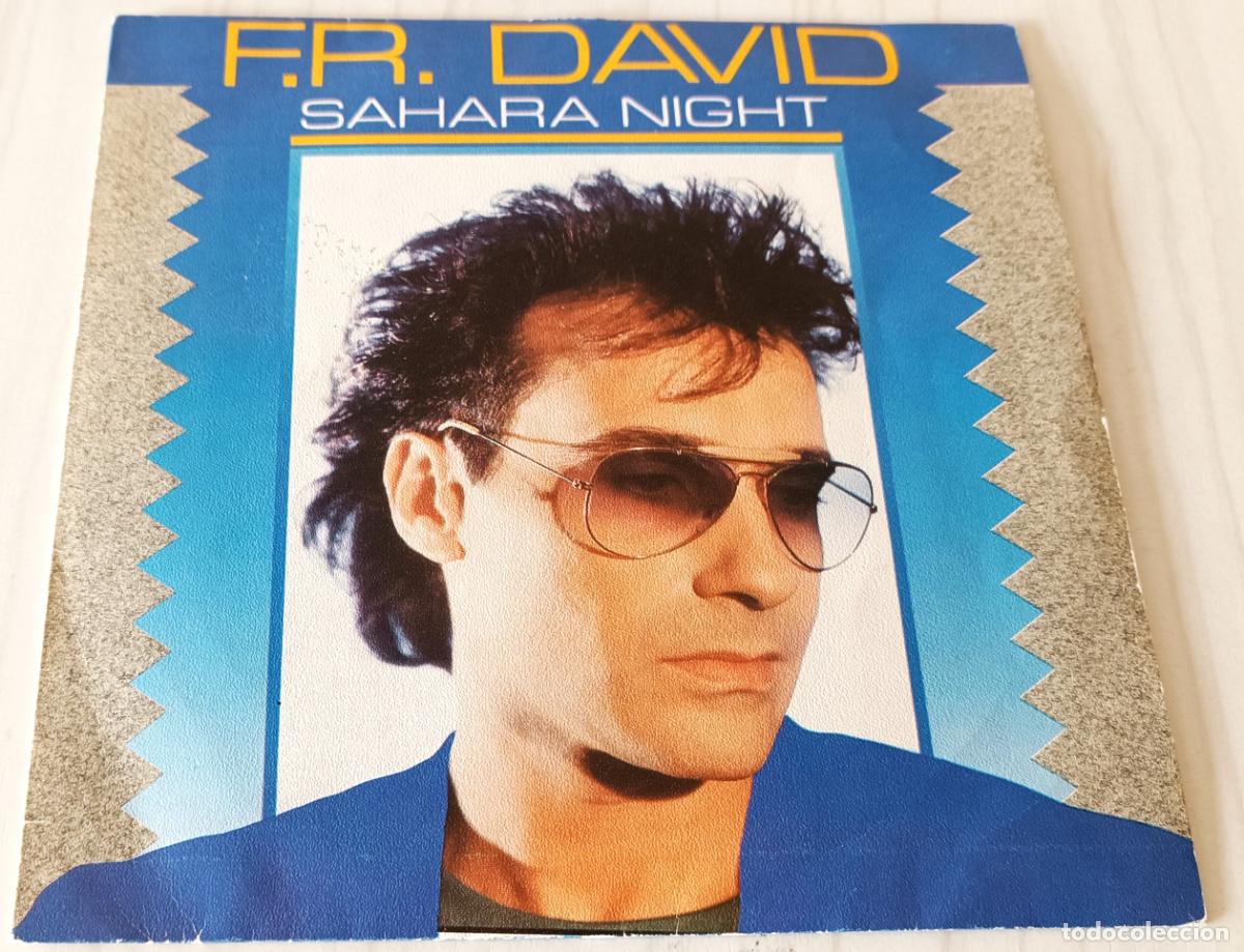 Discos de vinilo: F.R. DAVID - SAHARA NIGHT CBS - 1986 - Foto 1