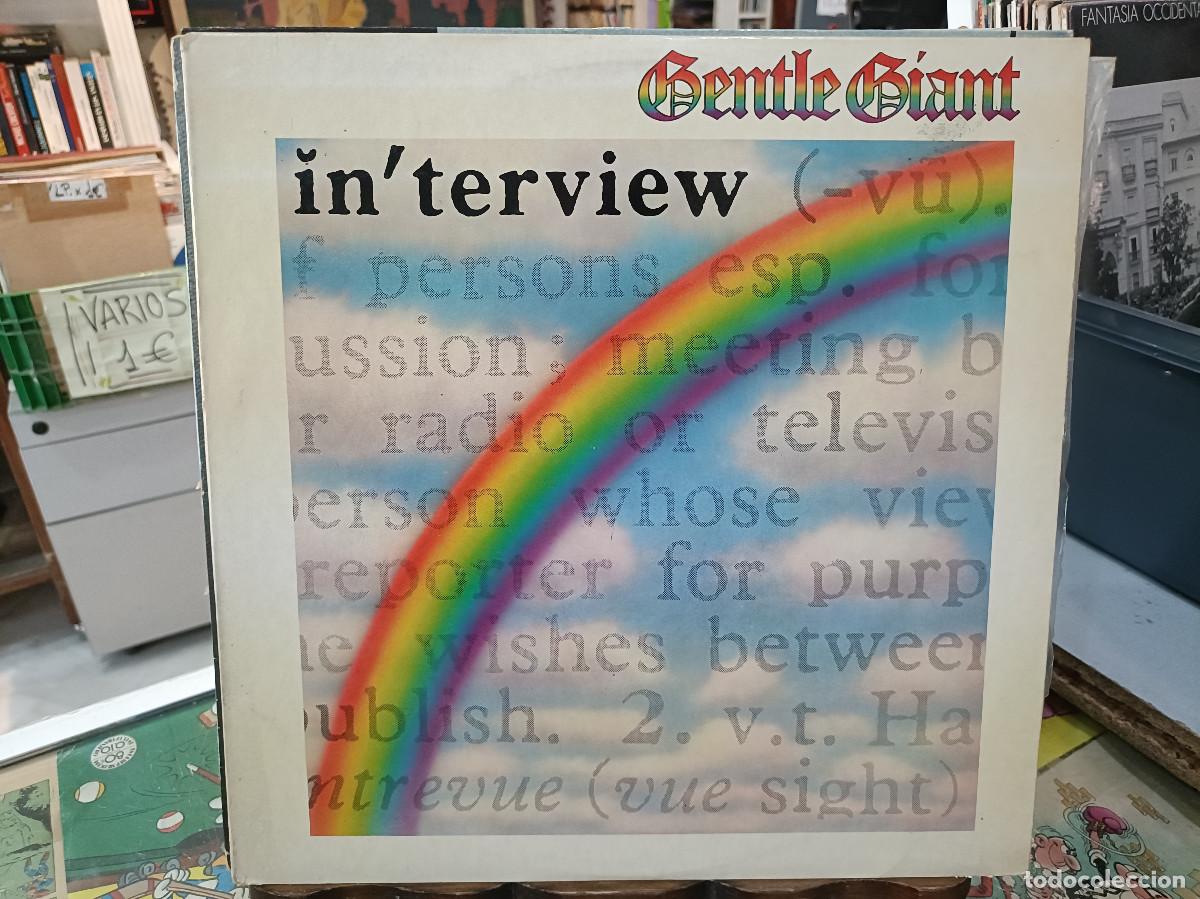 Discos de vinilo: Gentle Giant - Interview - LP. sello Chrysalis 1976 - Foto 1