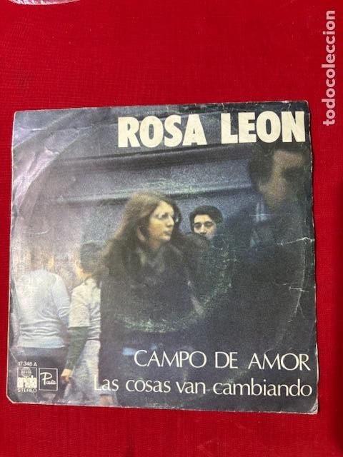 Discos de vinilo: ROSA LEON - CAMPO LEON - SINGLE - Foto 1