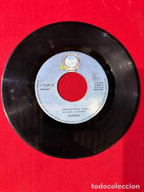 Discos de vinilo: BURNING - SEDUCCION- SINGLE - Foto 2