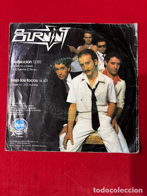 Discos de vinilo: BURNING - SEDUCCION- SINGLE - Foto 3