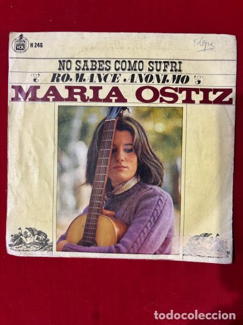 Discos de vinilo: MARIA OSTIZ - NO SABES COMO SUFRI - SINGLE - Foto 3