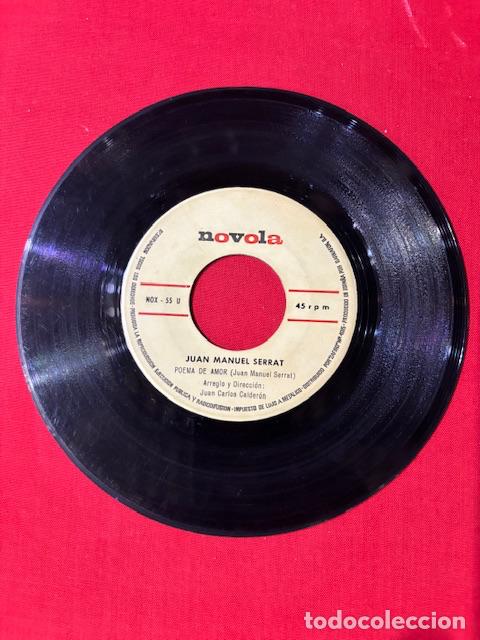 Discos de vinilo: JUAN MANUEL SERRAT - EL TITIRITERO - SINGLE - Foto 2