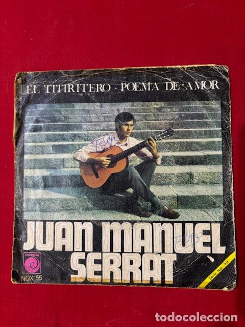 Discos de vinilo: JUAN MANUEL SERRAT - EL TITIRITERO - SINGLE - Foto 1