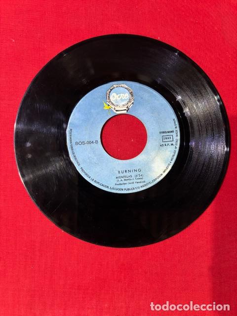 Discos de vinilo: BURNING - ROCKN ROLL MAMA- SINGLE - Foto 2