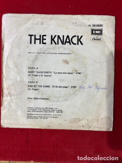 Discos de vinilo: THE KNACK - LA NENA DICE TACOS - SINGLE - Foto 3