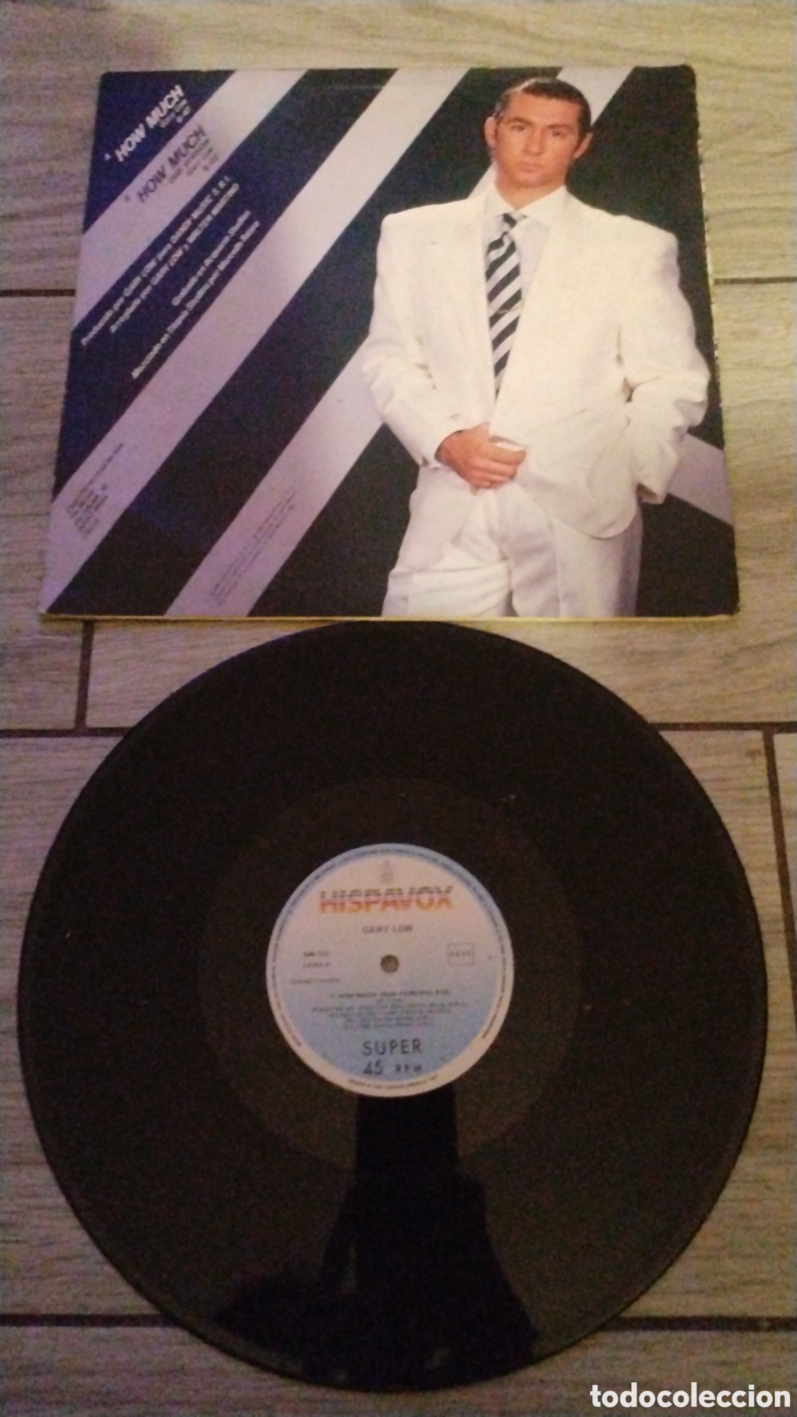 Discos de vinilo: GARY LOW-HOE MUCH-MAXI-HISPAVOX/SPAIN-IB - Foto 3