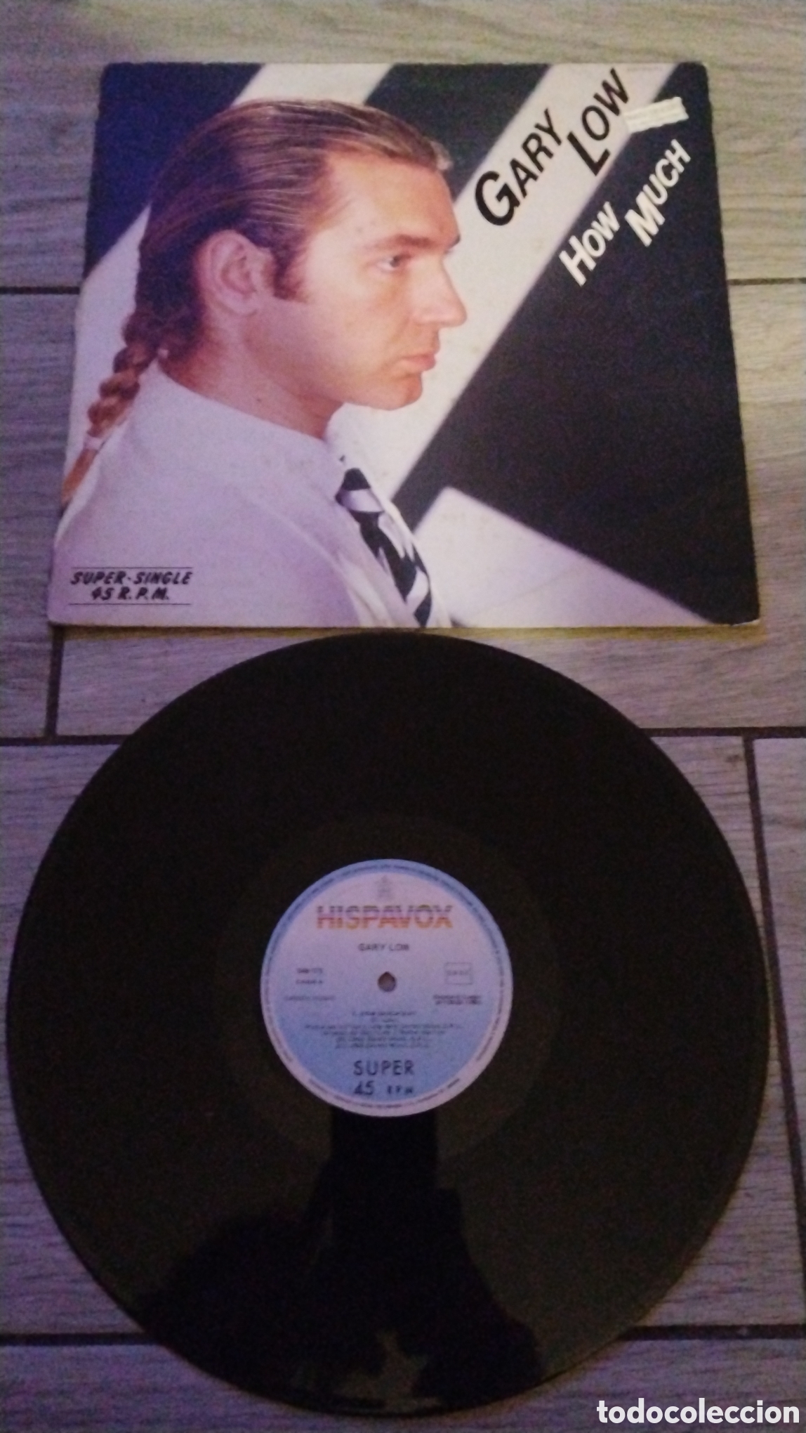 Discos de vinilo: GARY LOW-HOE MUCH-MAXI-HISPAVOX/SPAIN-IB - Foto 2