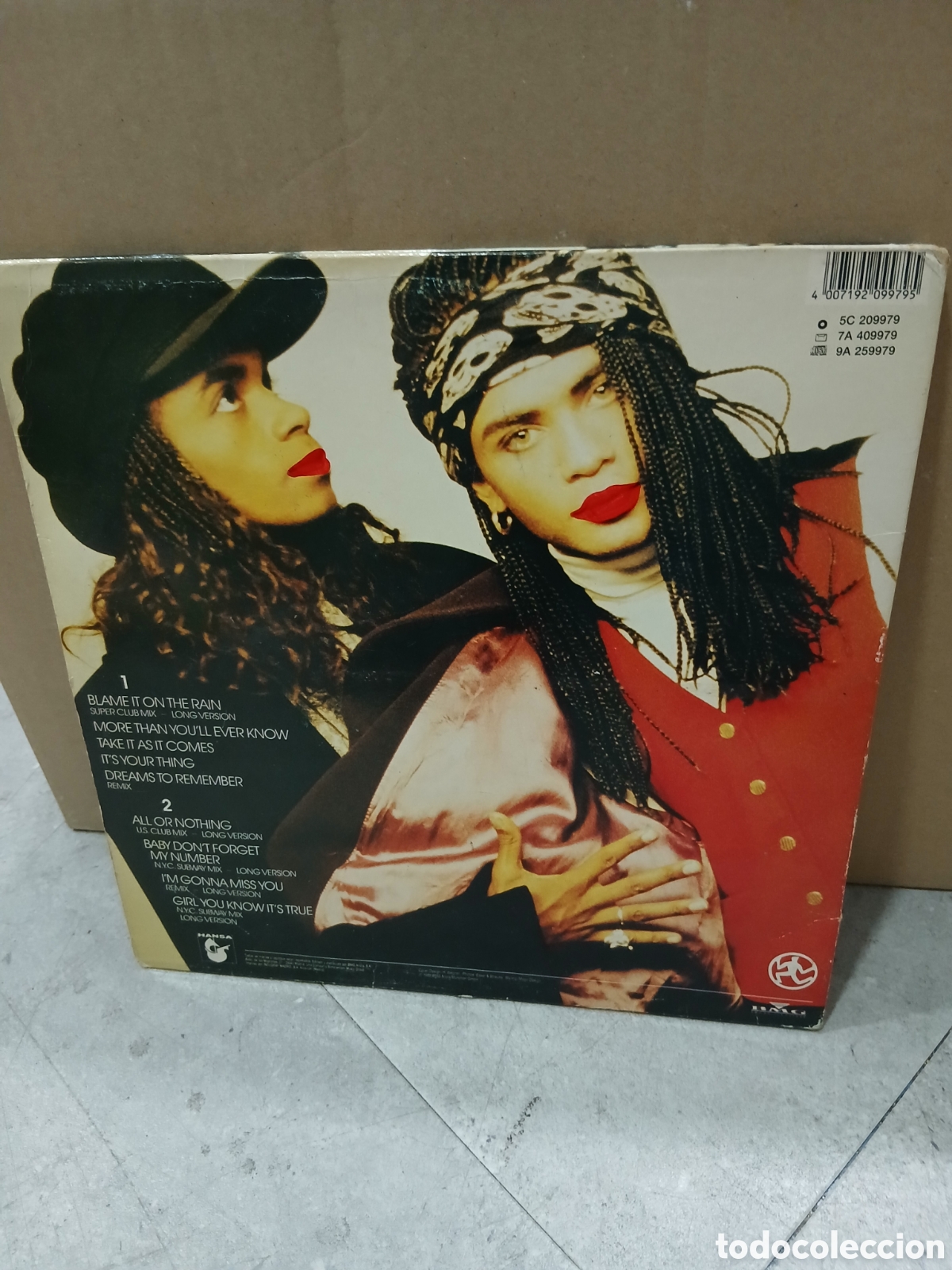 Discos de vinilo: Doble LP. Milli Vanilli. All or nothing. - Foto 3