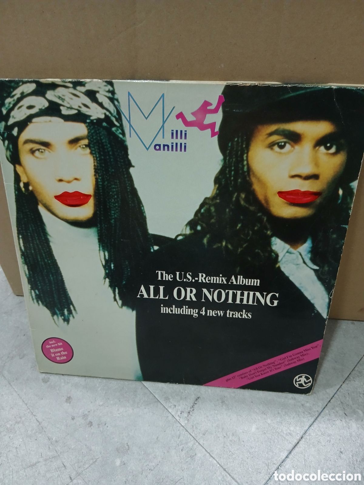 Discos de vinilo: Doble LP. Milli Vanilli. All or nothing. - Foto 1