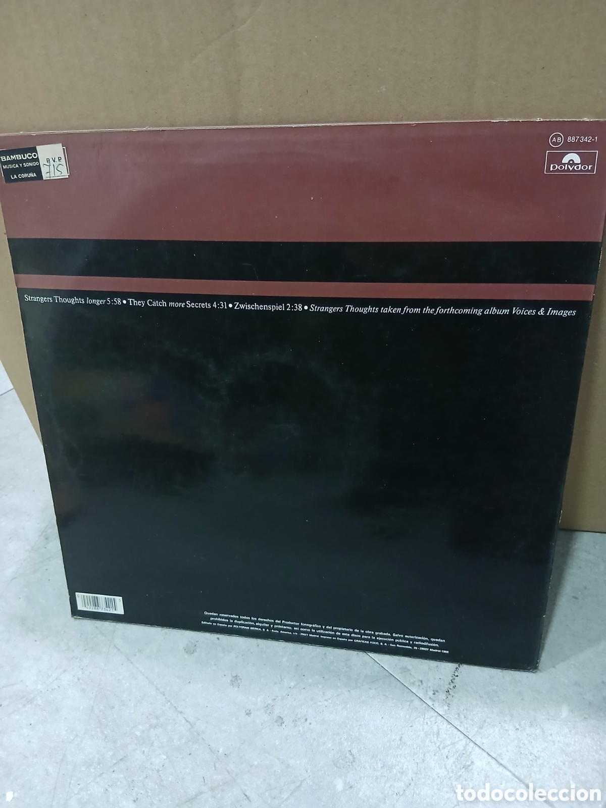 Discos de vinilo: LP. Camouflage. Stranger Thoughts - Foto 2