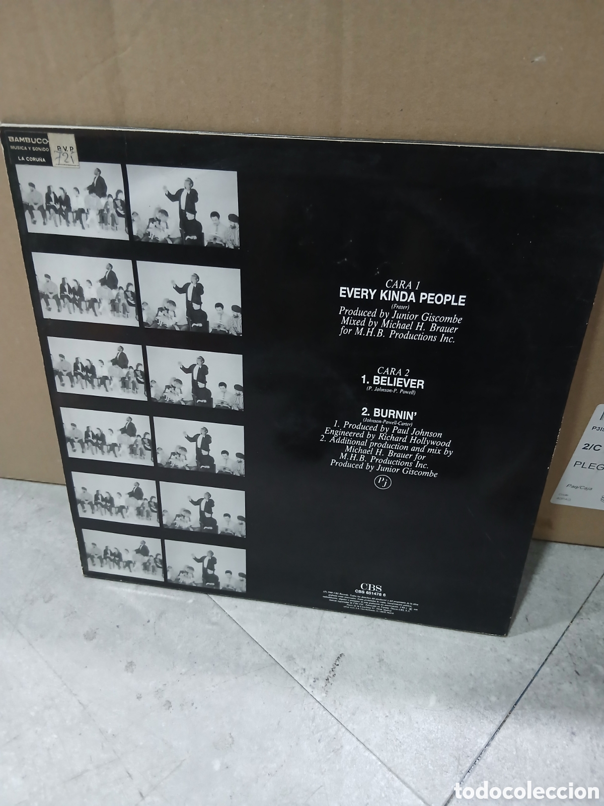 Discos de vinilo: LP. Paul Johnson. Every Kinda People. - Foto 2