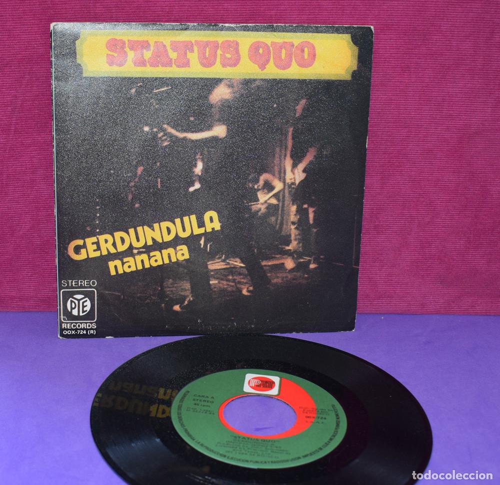 Discos de vinilo: Status Quo &ndash; Gerdundula / Nanana - SINGLE 1984 - Foto 5