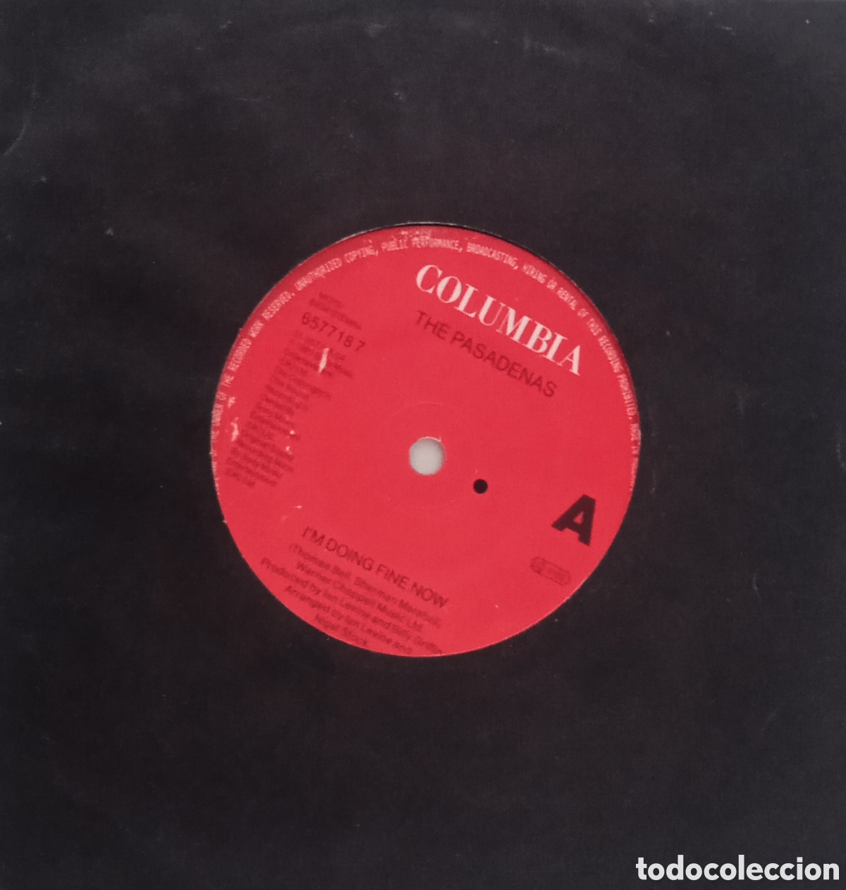 Discos de vinilo: THE PASADENAS - Im doing fine now (1992) single - Foto 5