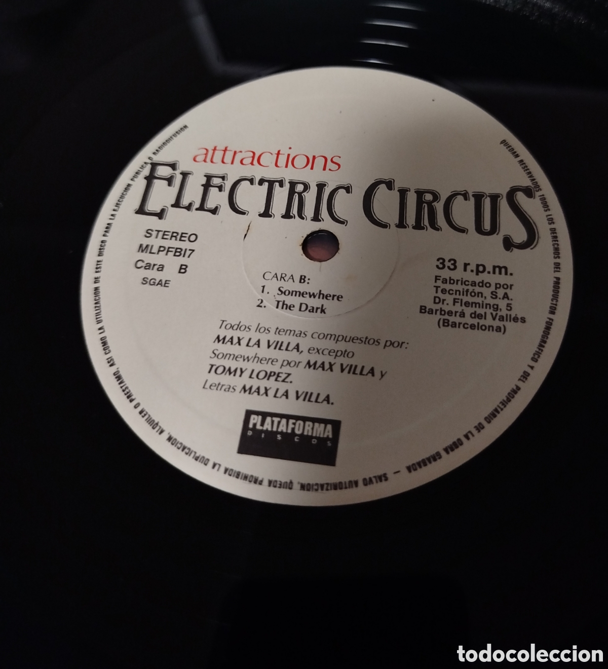 Discos de vinilo: Electric circus - attractions - Foto 3