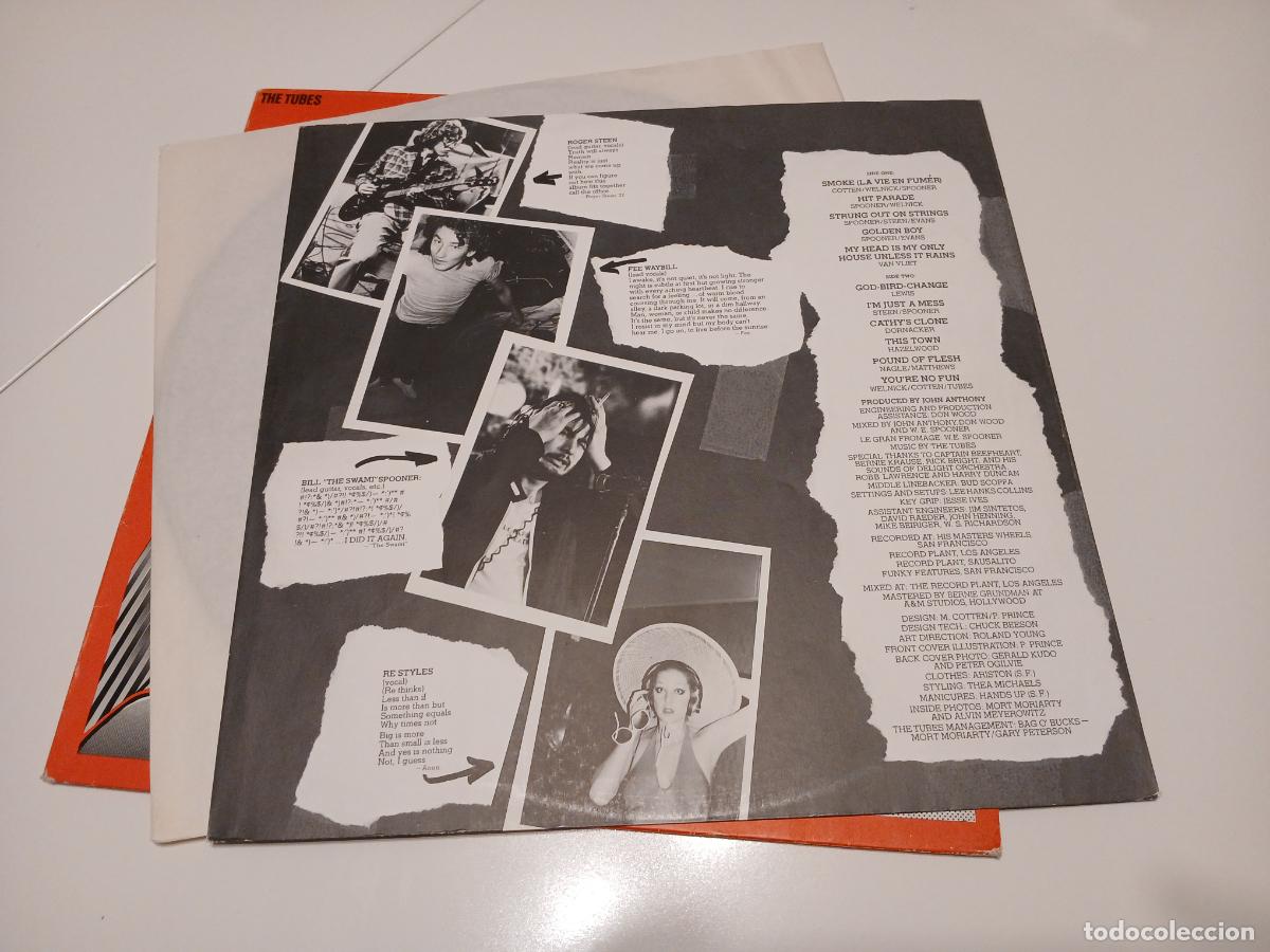 Discos de vinilo: THE TUBES -NOW- (1977) LP DISCO VINILO - Foto 5