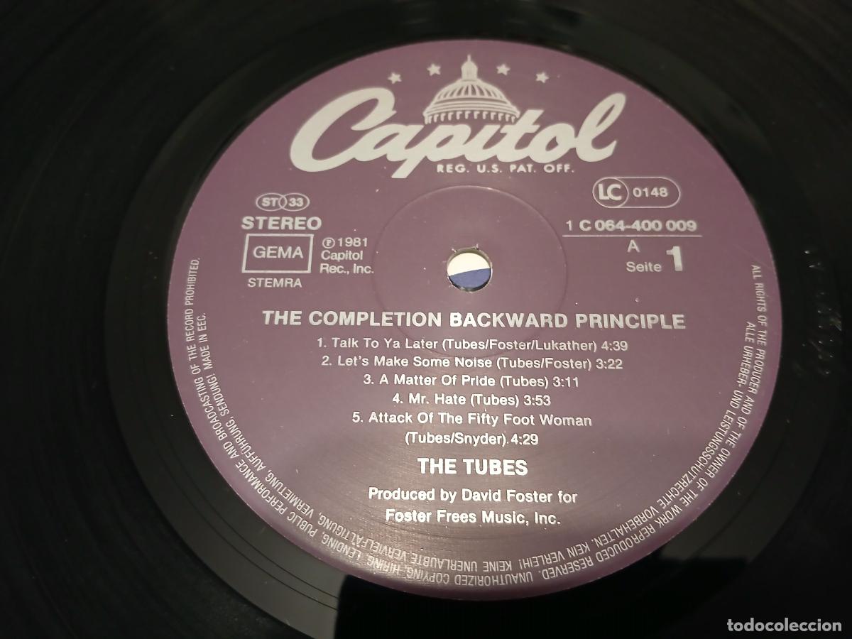 Discos de vinilo: TUBES -THE COMPLETION BACKWARD PRINCIPLE- (1981) LP DISCO VINILO - Foto 3