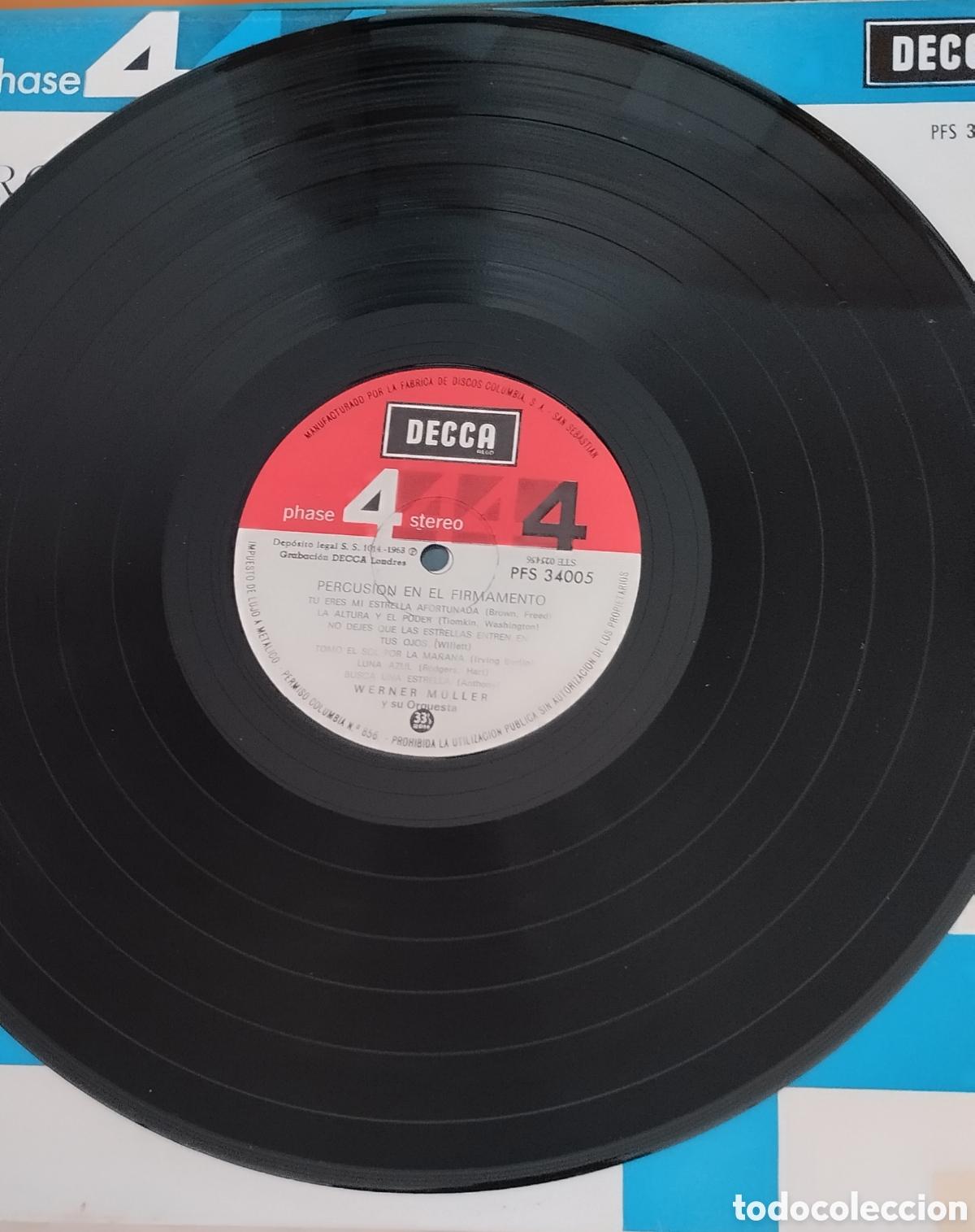 Discos de vinilo: PERCUSI&Oacute;N EN EL FIRMAMENTO - Foto 4