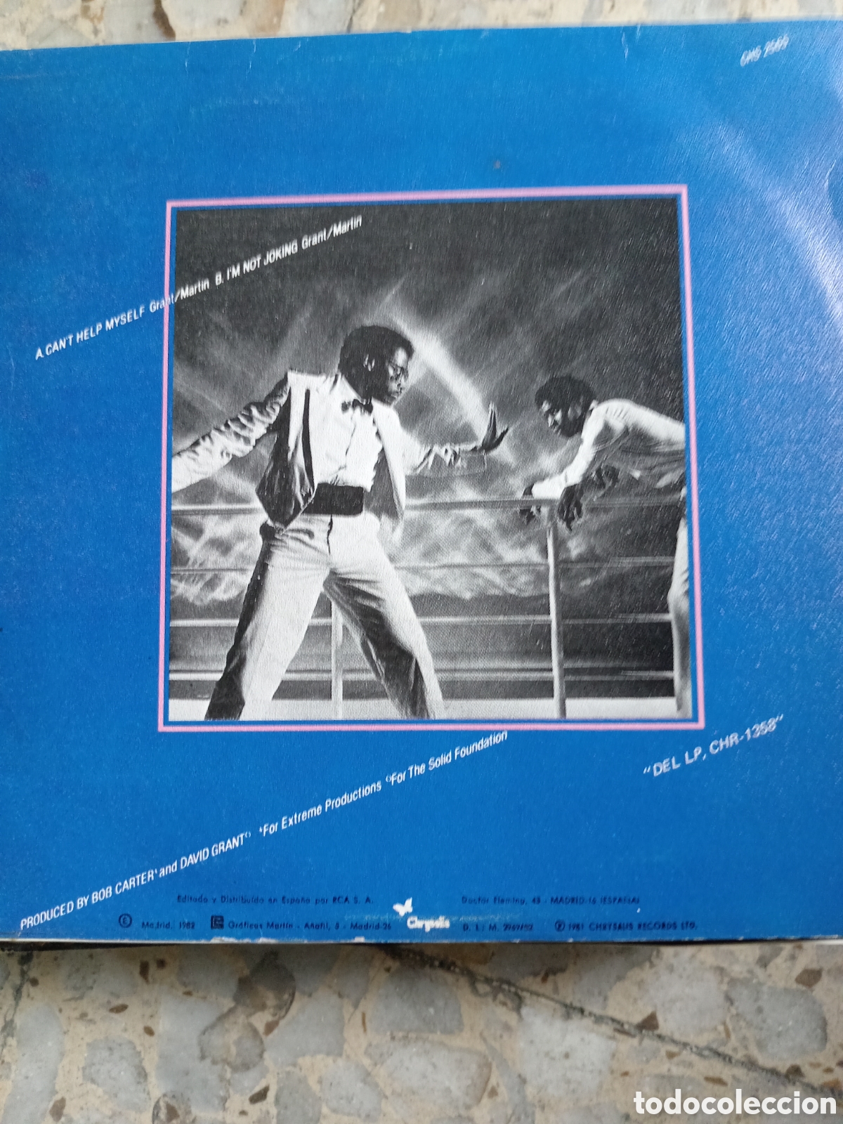 Discos de vinilo: SGL LINX HELP MYSELF 1982 PROMO - Foto 2