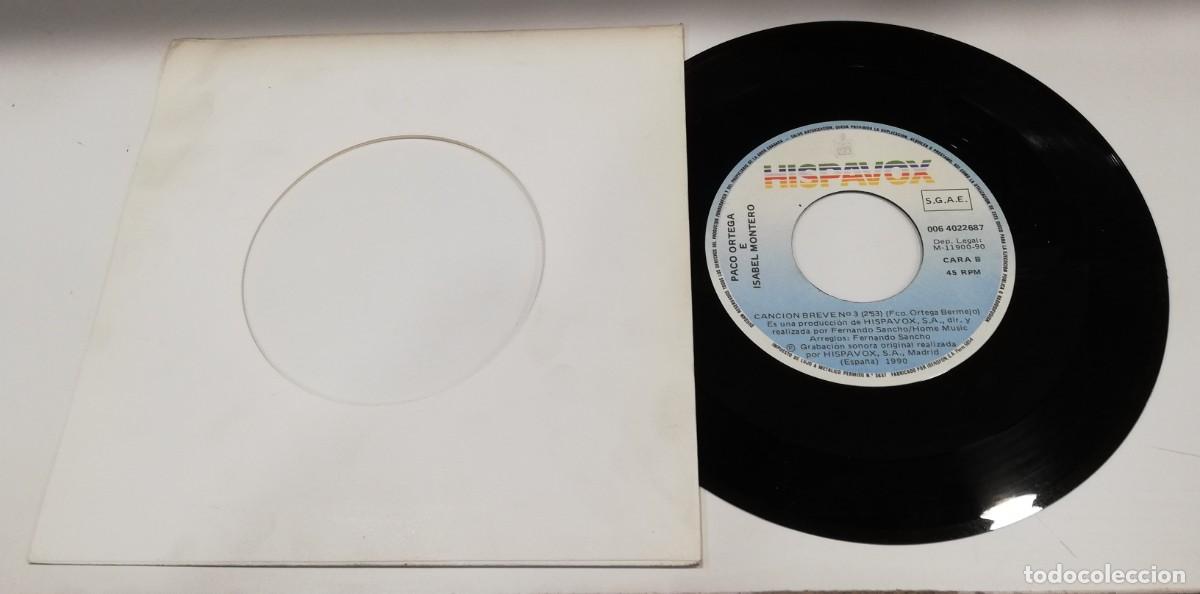 Discos de vinilo: SCO105-Paco Ortega E Isabel Montero - Al Amanecer (7&rdquo;, Single) - Foto 2