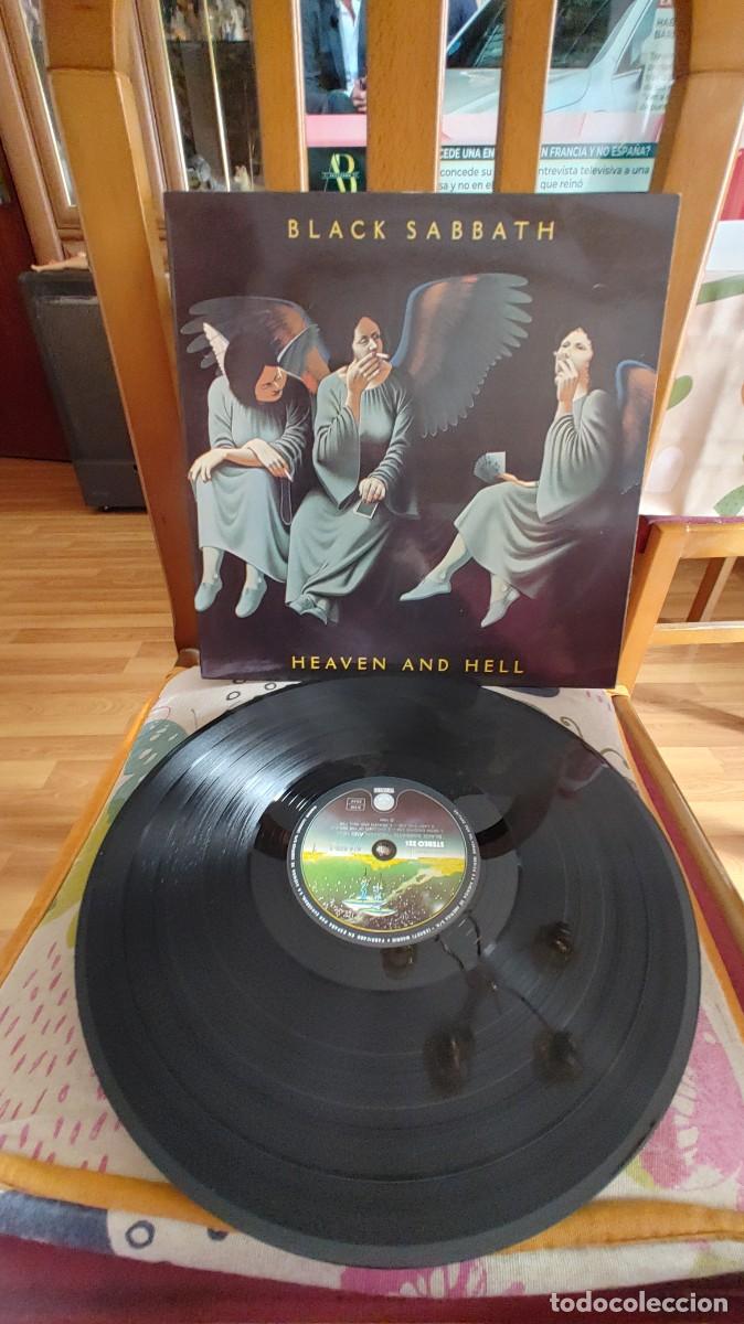 Discos de vinilo: BLACK SABBATH-LP HEAVEN AND HELL-SPAIN 1990-NUEVO - Foto 1