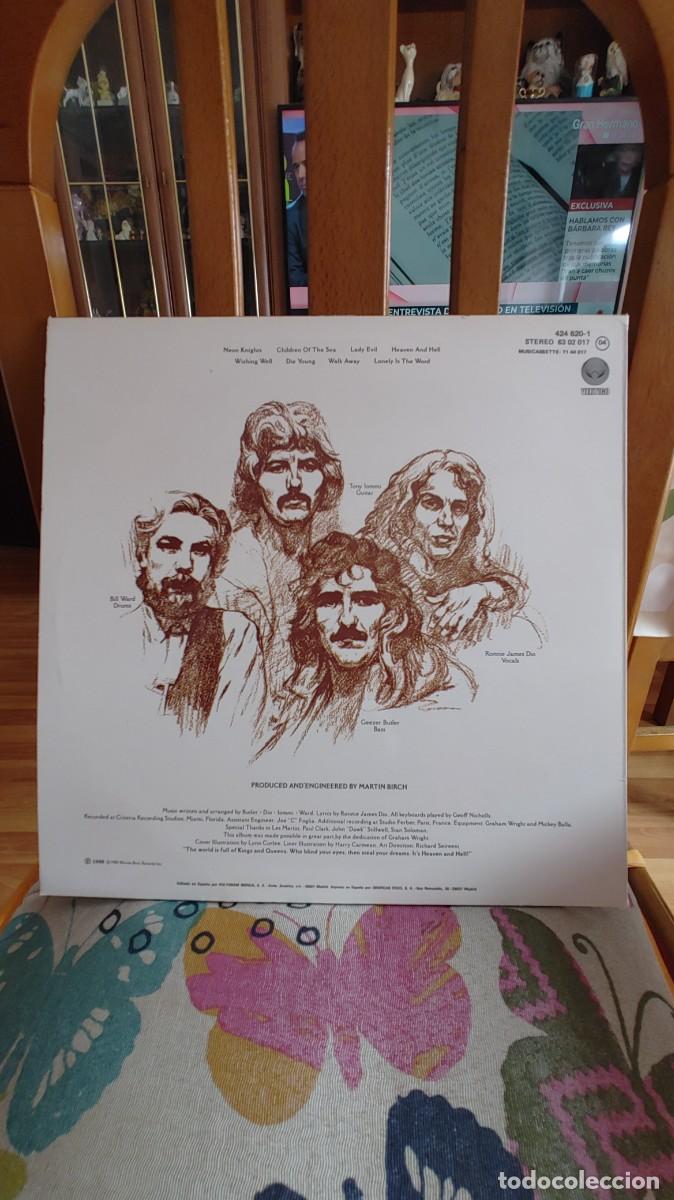 Discos de vinilo: BLACK SABBATH-LP HEAVEN AND HELL-SPAIN 1990-NUEVO - Foto 2