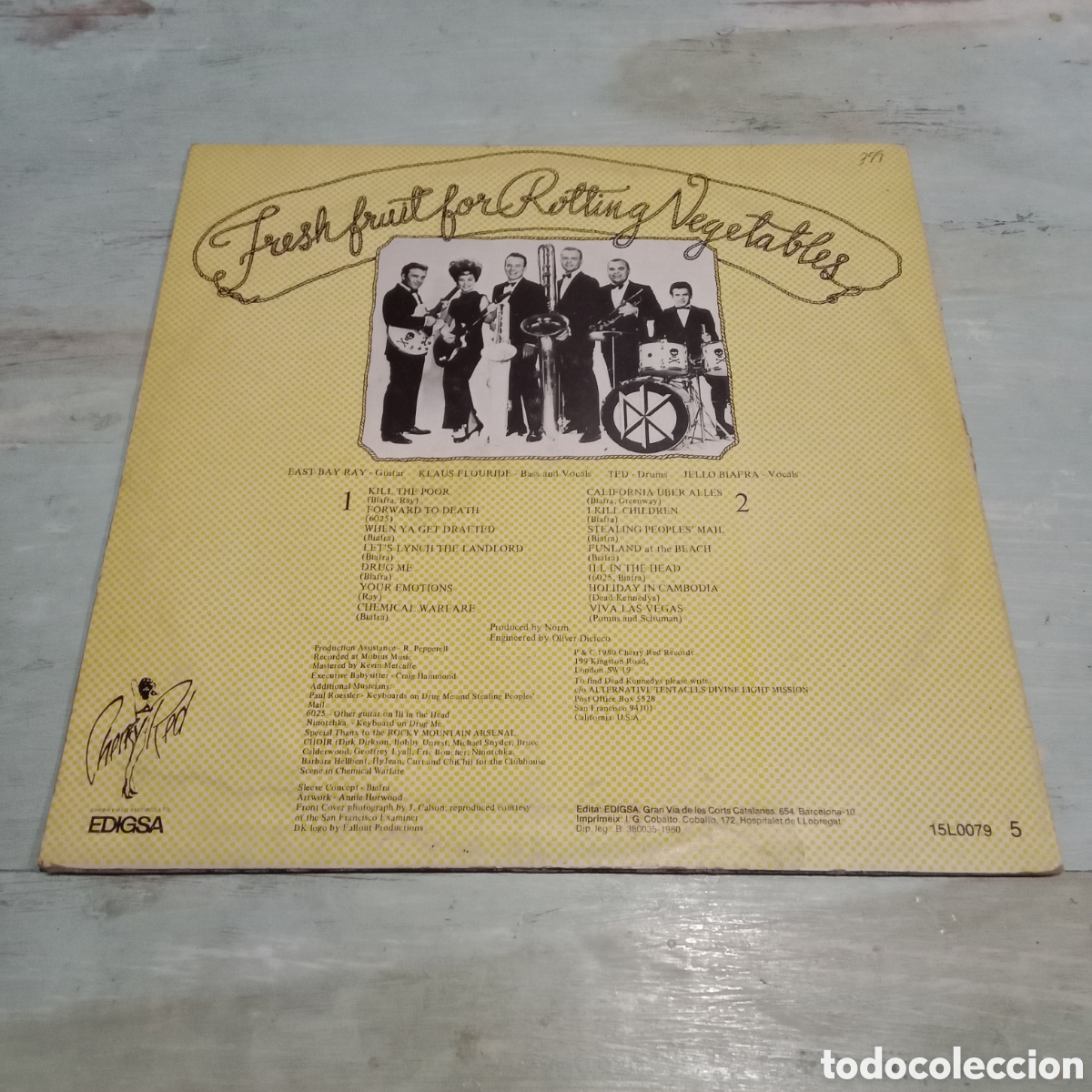 Discos de vinilo: DEAD KENNEDYS - FRESH FRUIT FOR ROTTING VEGETABLES - LP - Foto 2