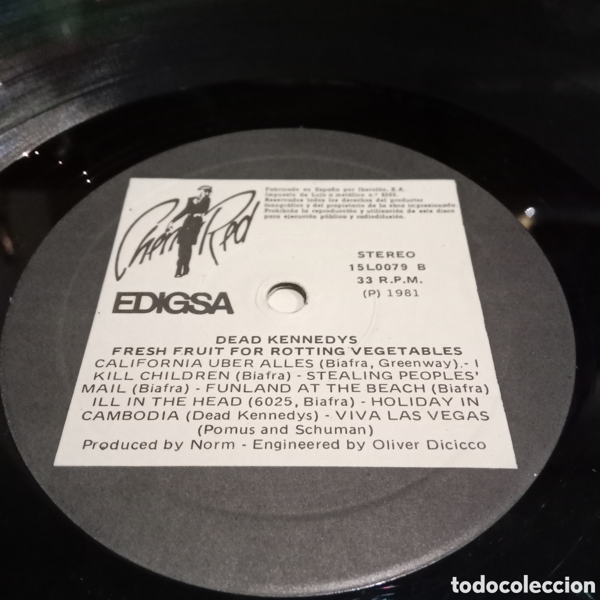 Discos de vinilo: DEAD KENNEDYS - FRESH FRUIT FOR ROTTING VEGETABLES - LP - Foto 5