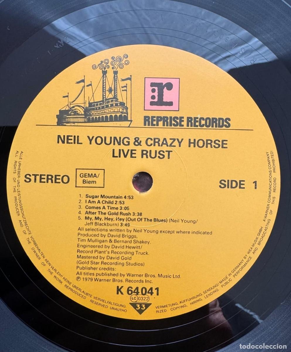Discos de vinilo: neil young double 33t live rust - Foto 2