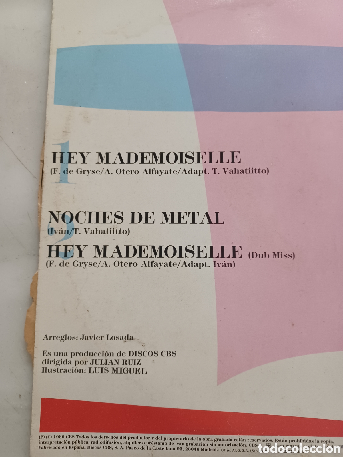 Discos de vinilo: Lp vinilo hey! Mademoiselle! - Foto 3
