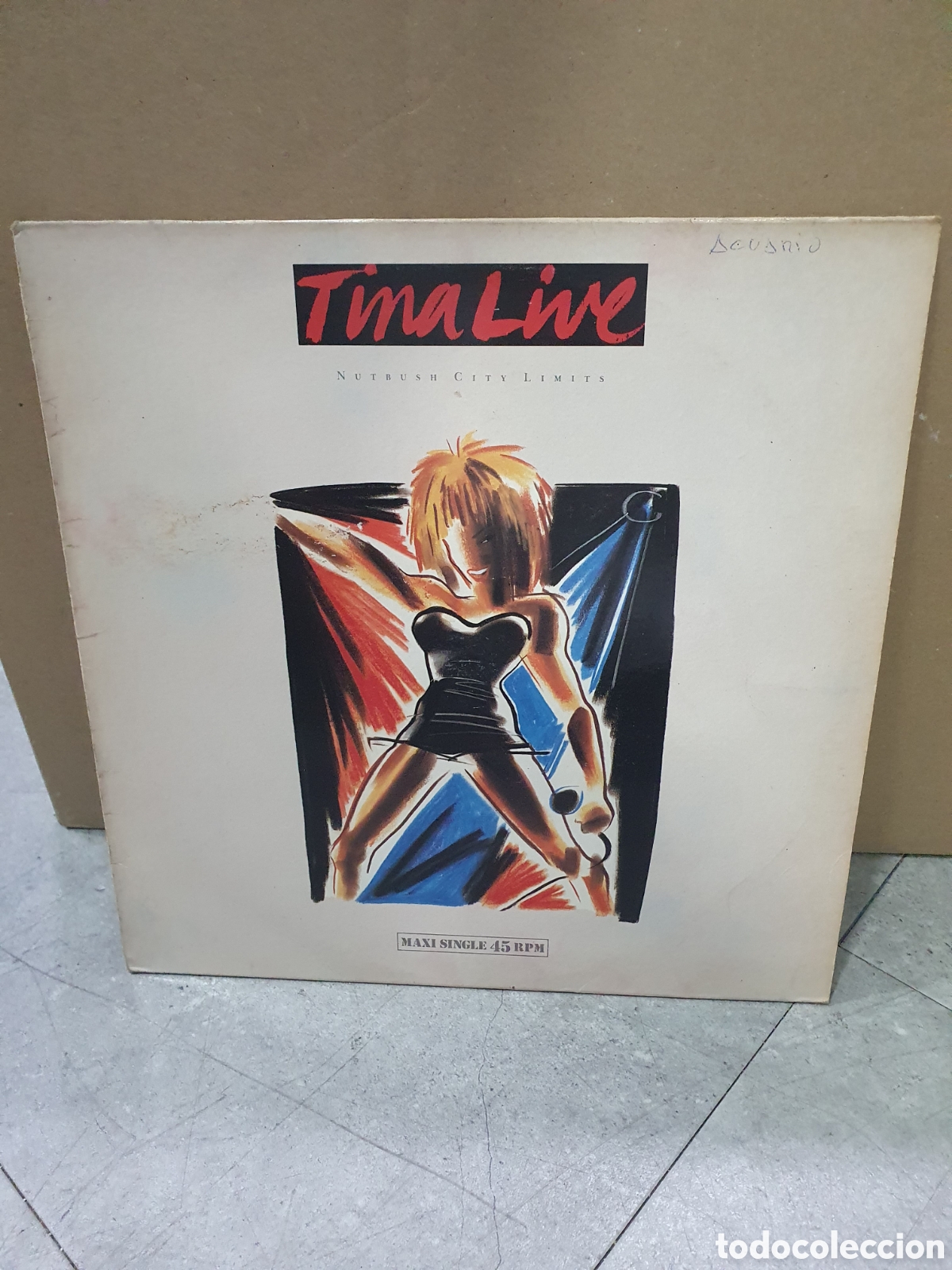 Discos de vinilo: Maxi single. Tina Turner. Live. - Foto 1