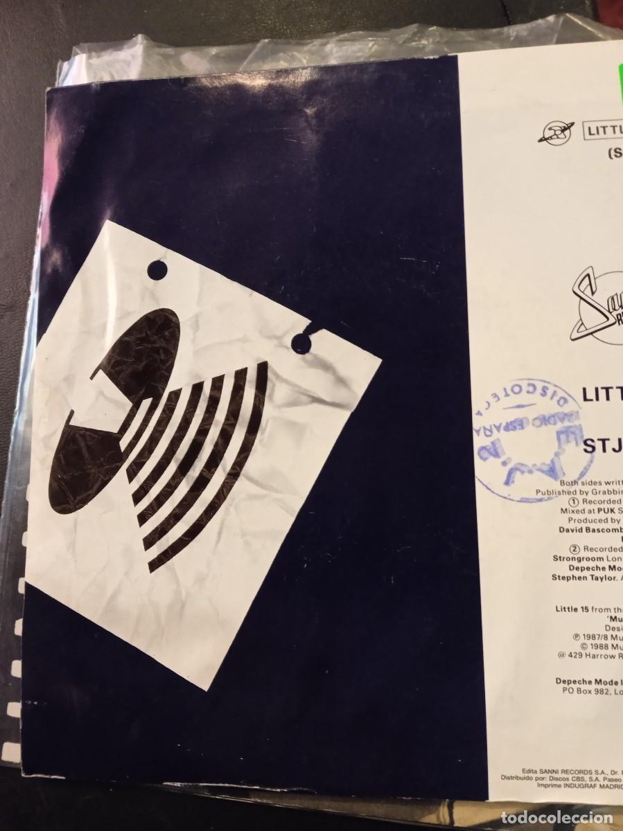 Discos de vinilo: DEPECHE MODE- LITTLE 15. SINGLE ESPA&Ntilde;A - Foto 2