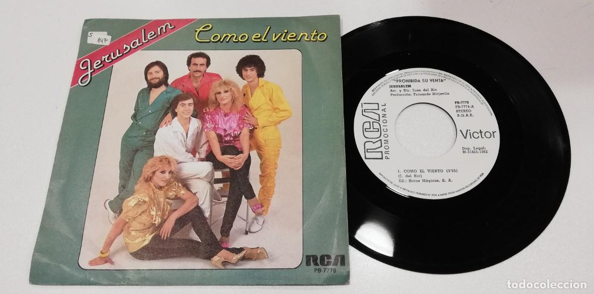 Discos de vinilo: SCO105-Jerusalem - Como El Viento (7&rdquo;, Single) - Foto 1
