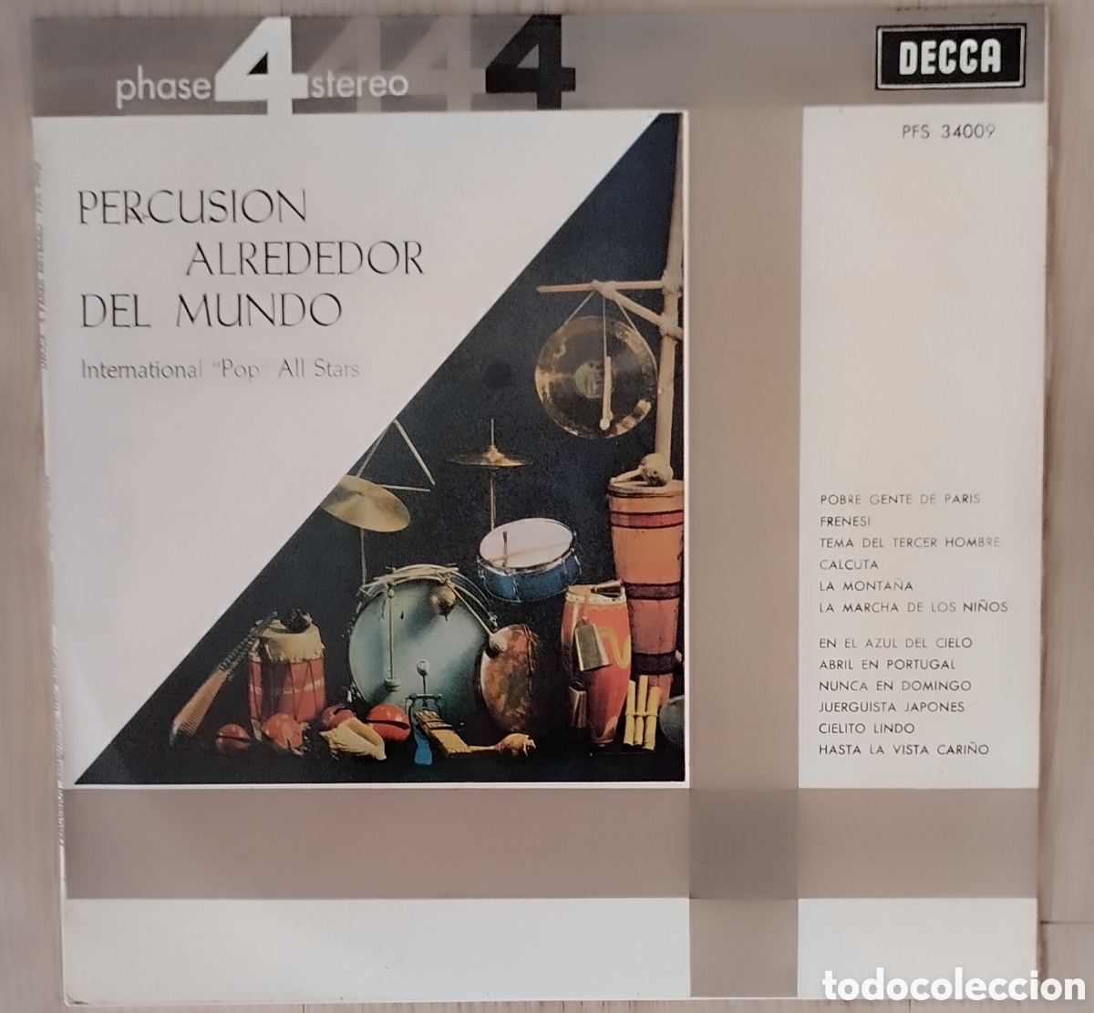 Discos de vinilo: PERCUSI&Oacute;N ALREDEDOR DEL MUNDO - Foto 1