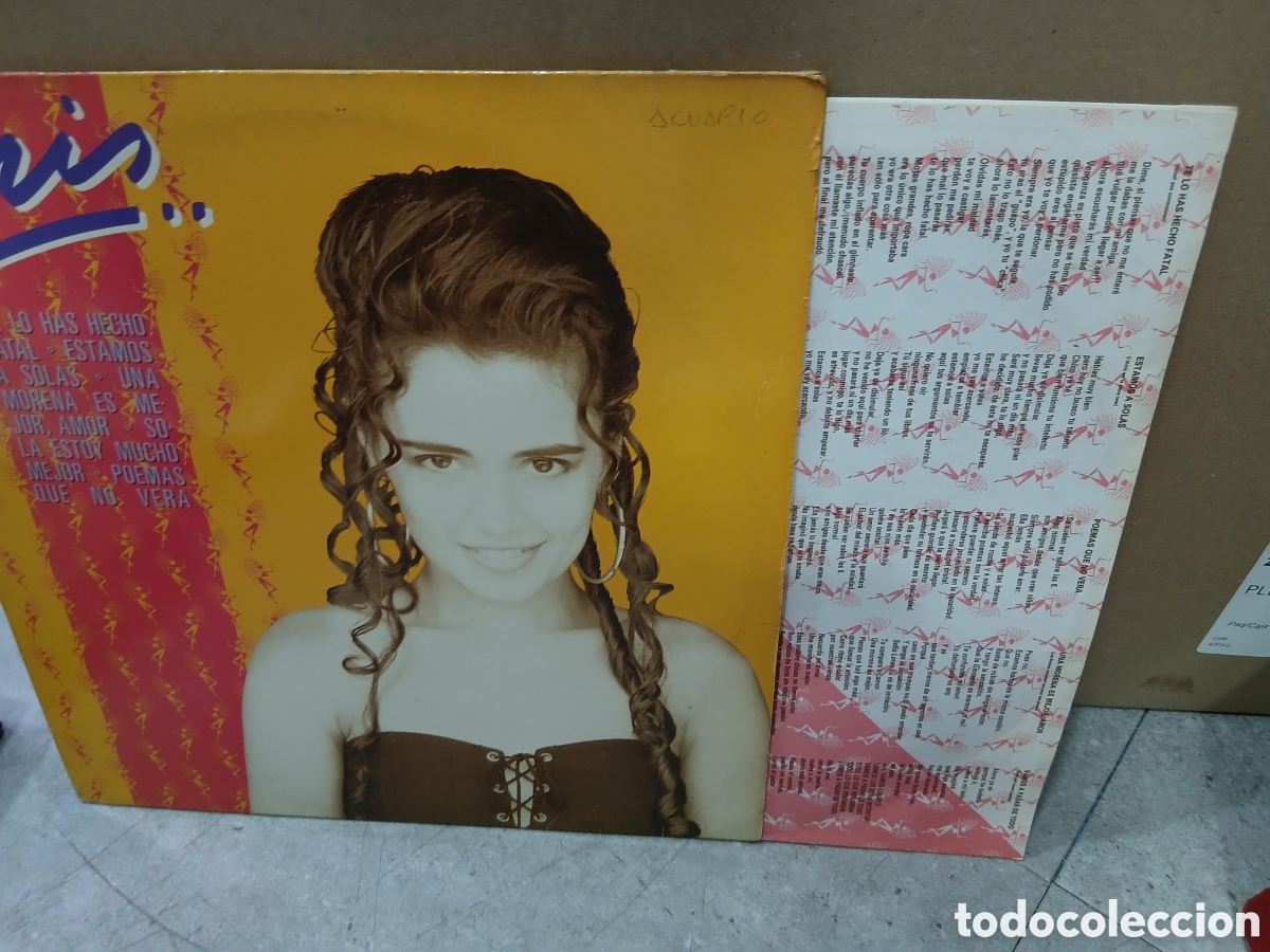 Discos de vinilo: Lp. Cris. Con encarte. - Foto 3