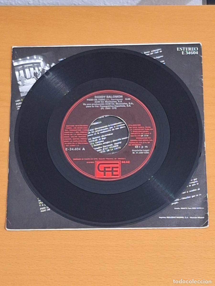 Discos de vinilo: Dandy Salomon &lrm;&ndash; Paso De Todo 7 single CFE &lrm;&ndash; E-34604 - Foto 3