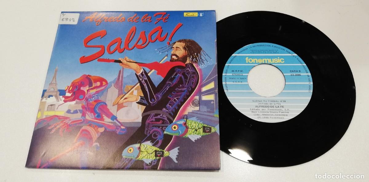 Discos de vinilo: SCO105-Alfredo De La F&eacute; - Salsa! (7&rdquo;, Single) - Foto 1