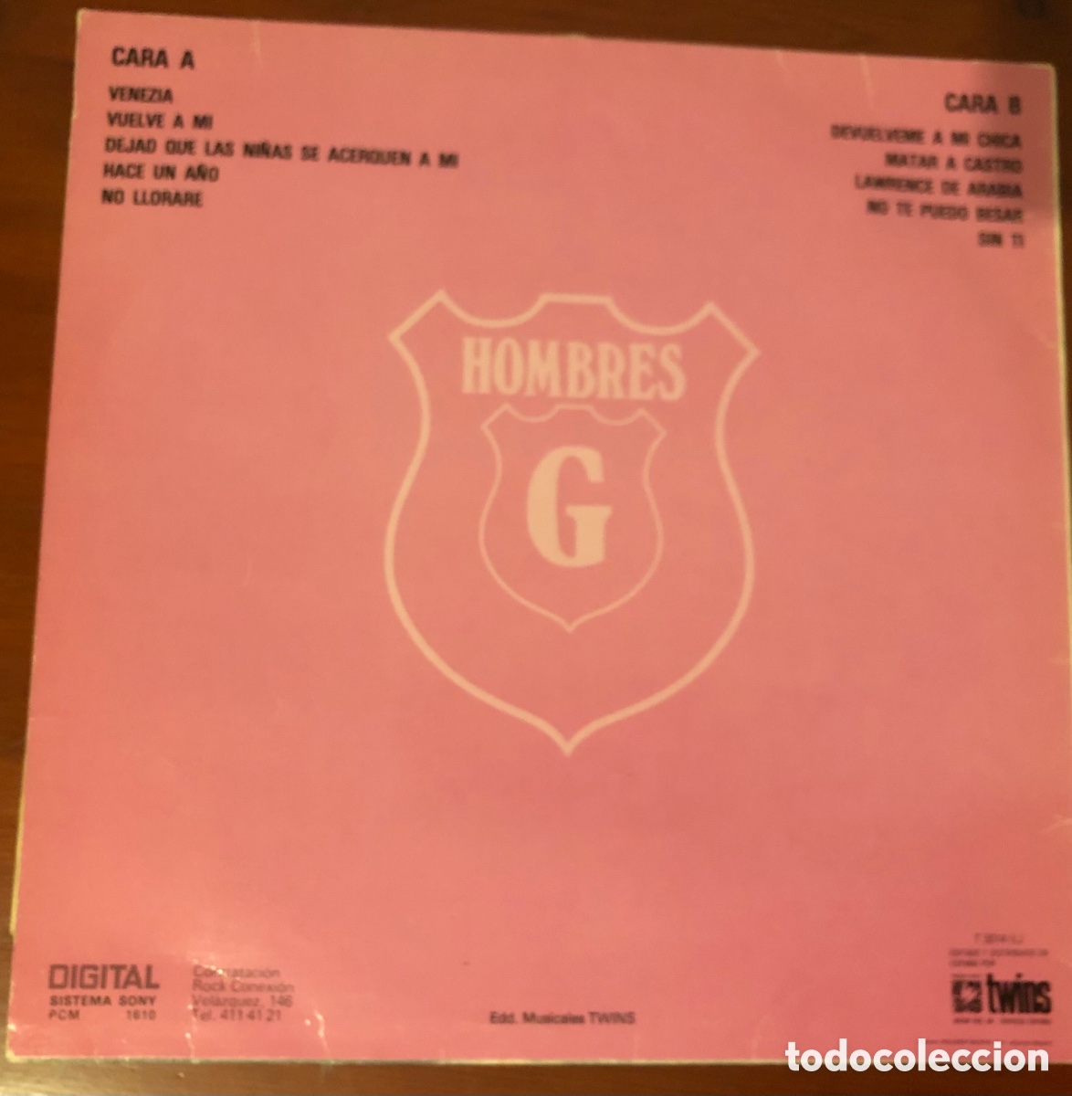 Discos de vinilo: 3 discos vinilo de Hombres G - Foto 3